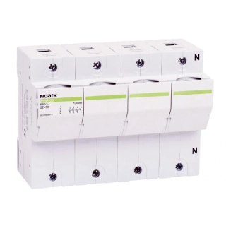 NOARK 104478 Ex9F 3PN 32A Pojistkový odpínač AC, pro pojistky 10x38mm 3PN 32A