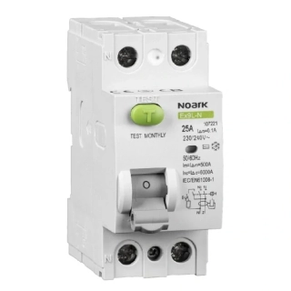 Noar 108422 Ex9L-N G 2P 40A AC 300mA Proudový chránič 6kA