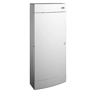 Noark 113272 PNS 4x18W Plastová rozvodnice, bílé dveře, montáž na omítku, IP40, 4 řady, 4x18 modulů