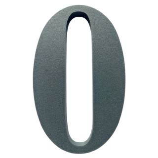 Domovní číslo popisné 0 na zateplenou fasádu barva antracit, výška 170 mm