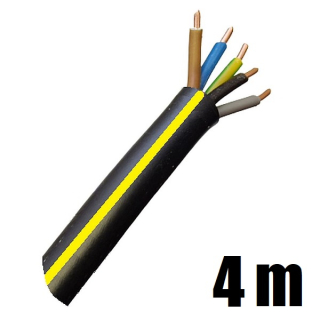 Smotek kabelu CYKY-J 5x2,5 délka 4m