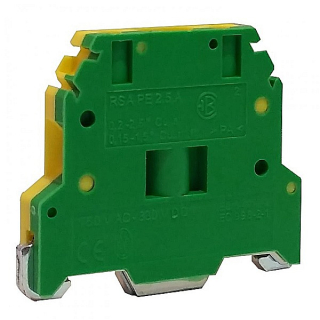 Řadová svorka RSA 2,5 A zeleno/žlutá