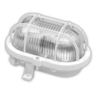 PANLUX SOP-60/B Svítidlo OVAL 60 PLAST bílý