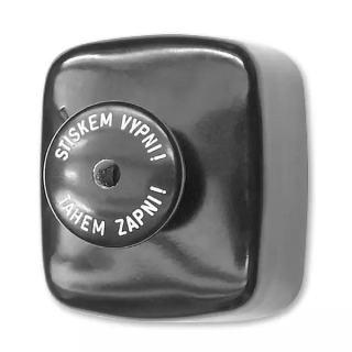 ABB 35303-10 Spínač trojpólový stiskací, 16 A, 400 V, IP30, nástěnný, černý