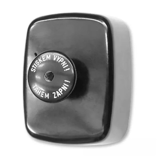 ABB 35363-10 Spínač trojpólový stiskací, 25 A, 400 V, IP30, nástěnný, černý