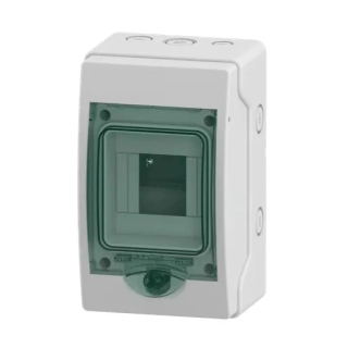 SCHNEIDER 13441 Kaedra Plastová rozvodnice, montáž na omítku, IP65, 1 řada, 4 moduly