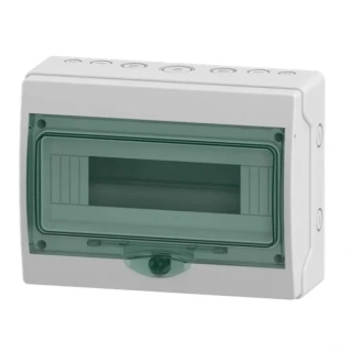 SCHNEIDER 13444 Kaedra Plastová rozvodnice, montáž na omítku, IP65, 1 řada, 12 modulů