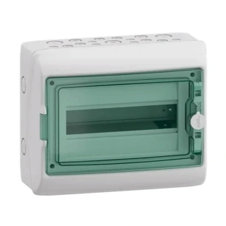 SCHNEIDER 13431 Kaedra Plastová rozvodnice, montáž na omítku, IP65, 1 řada, 12 modulů
