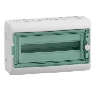 SCHNEIDER 13432 Kaedra Plastová rozvodnice, montáž na omítku, IP65, 1 řada, 18 modulů