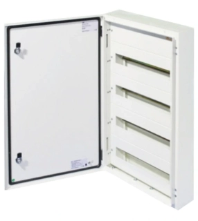 Kovová skříň SEZ T-BOX 72/4/18 , nástěnná rozvodnice, 18 modulů - 4 řady, IP 65