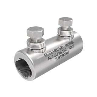 MOREK MSCL1502A00 Kabelová trhací spojka MSCL150 Al/Cu 25-150mm2, 2x Al šroub, 12kV