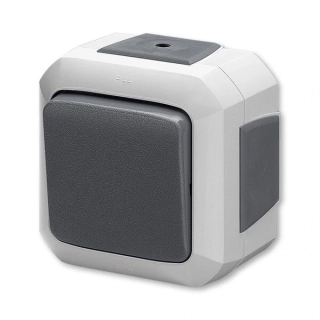 ABB 3558N-C07510 S VARIANT+ křížový vypínač, řazení č.7, IP54, šedý