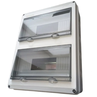 Tracon EDFKIP65U122 Rozvodnice nástěnná venkovní IP65, 24M, šedá