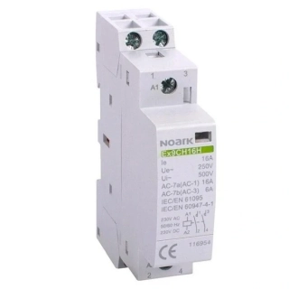 Noark 117004 Ex9CH25H 20 230V AC/DC Tichý instalační stykač, 25A, 230V AC/DC, 2 zapínací kontakty