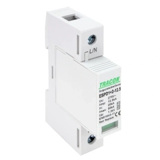 Tracon ESPD1+2-12.5-1P Svodič přepětí AC, typ T1+T2odnímatelný modul
