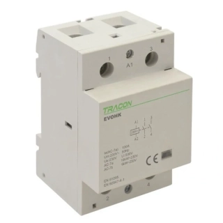 Tracon EVOHK2-100 Modulární stykačč, 230V, 50Hz, 3 Mod, 2×NO, AC1/AC7a, 100A