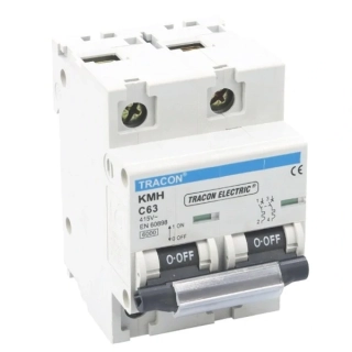 Tracon KMH-2125 Výkonový jistič, 2P, charakteristika C, 125A, 6kA