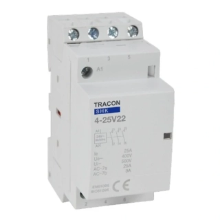 Tracon SHK4-25V22 Modulární stykač 2 Mod, 2×NO+2×NC