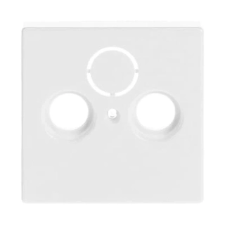 ABB 2CKA001724A2774, FUTURE Kryt zásuvky TV+R+SAT; studio bílá