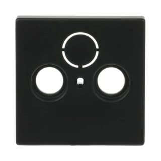 ABB 2CKA001724A4298, FUTURE Kryt zásuvky TV+R+SAT; mechová černá