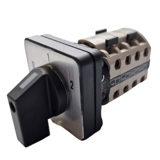 Vačkový přepínač motoru Dahlander Tracon TKM-20/D 400V, 50Hz, 20A, 5,5kW, 48×48mm