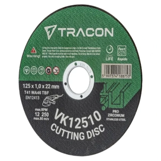Řezný kotouč Tracon VK12510 125x1,0x22mm