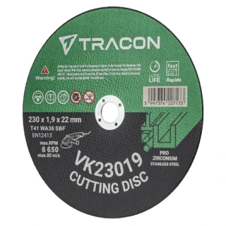 Řezný kotouč Tracon VK23019 230x1,9x22mm