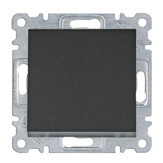 HAGER WL0023 Lumina Přepínač shodišťový, řazení 6, černá mat