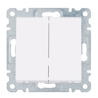 HAGER WL0040 Lumina Spínač sériový, řazení 5, bílá lesk