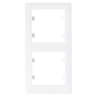 HAGER WL5120 Lumina soul Rámeček 2-násobný svislý, bílá lesk