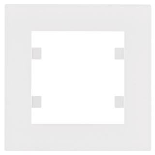 HAGER WL5510 Lumina intense Rámeček 1-násobný, bílá lesk