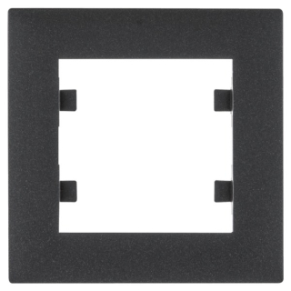 HAGER WL5513 Lumina intense Rámeček 1-násobný, černá mat
