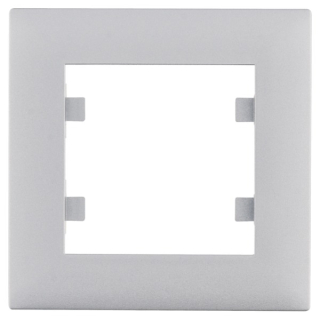 HAGER WL5512 Lumina intense Rámeček 1-násobný, stříbrná mat