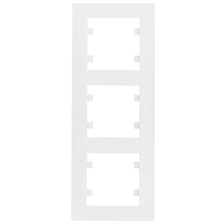 HAGER WL5630 Lumina intense Rámeček 3-násobný svislý, bílá lesk