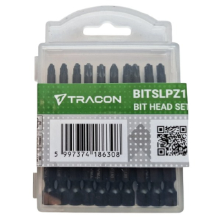 Tracon BITSLPZ1 Sada bitů SL/PZ1, L=70mm, 10 kusů