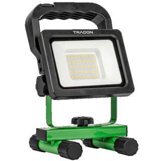Tracon RSMDAF20W Přenosný akumulátorový LED reflektor, výstražné sv., USB