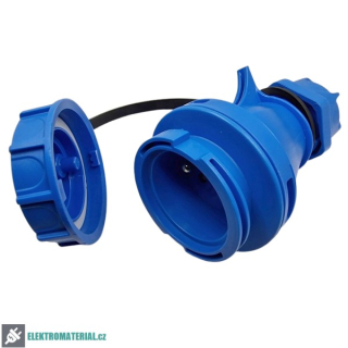 TP Electric 3101-372-0900 Spojovací zásuvka, s bezpečnostní clonkou 1x16A / IP68