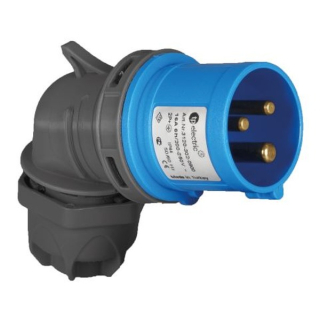TP Electric 3024-302-0900 Vidlice, úhlová, Quick Connect 3x32A / IP44