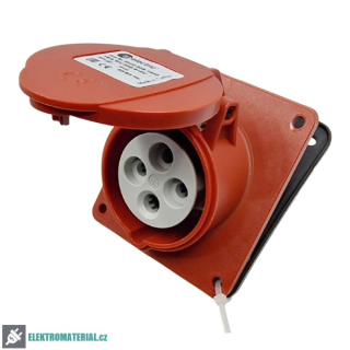 TP Electric 3022-309-1600 Vestavná zásuvka, úhlová, Quick Connect 4x16A / IP44