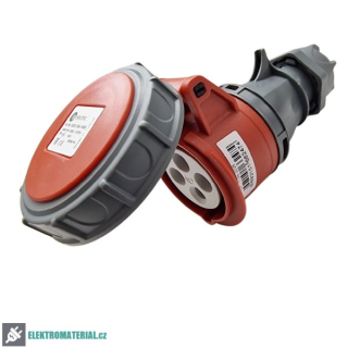 TP Electric 3023-304-1600 Spojovací zásuvka, Quick connect 4x16A / IP67