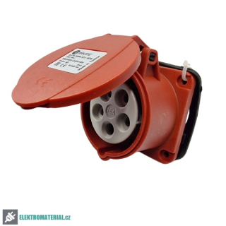 TP Electric 3005-321-1670 Vestavná zásuvka, rovná, kompaktní příruba 70x70, Quick Connect 5x16A / IP44