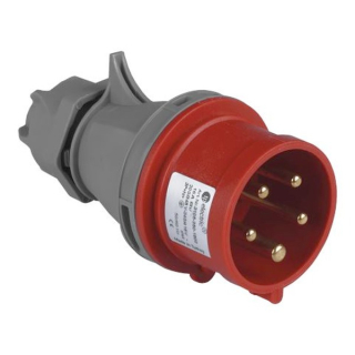 TP Electric 3107-350-1600 Spojovací vidlice, reverzační 5x32A / IP44