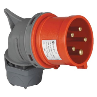 TP Electric 3007-302-1600 Spojovací vidlice, úhlová, Quick Connect 5x32A / IP44