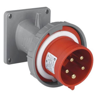 TP Electric 3008-318-1600 Vestavná přívodka, úhlová, Quick Connect 5x32A / IP67