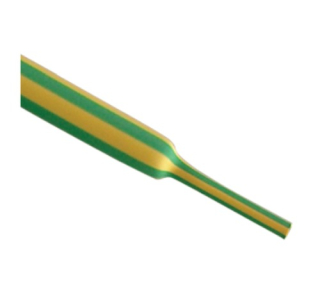 Tracon ZS024ZS Smršťovací bužírka Polyetylen 2,4/1,2 mm, žlutozelená, délka 1m