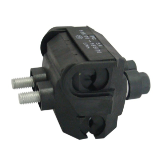 Tracon TSZL4-4 Odbočná propichovací svorka k vzdušnému vedení, 70-185/70-185mm2, 4kV, 2xšroub M8