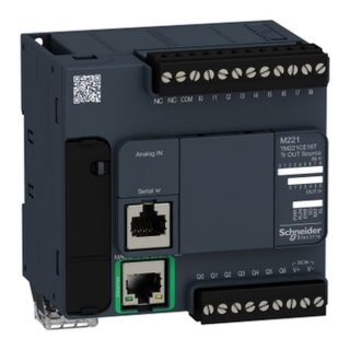 SCHNEIDER TM221CE16T PLC Modicon M221, 24VDC, 9DI, 7DQ Logický kontrolér