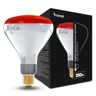 TECHNIK TSL-IHR-E27 Infra žárovka E27, 250W - červená
