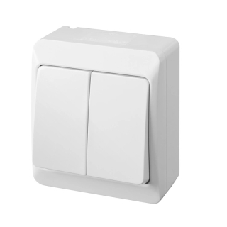 Famatel 5332-02 GALATEA IP44 Spínač sériový č.5 (bílá)