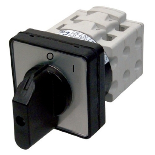 SEZ S40 JDG 1103 A6 Vestavný vačkový spínač s čelní deskou, s těsněním 40A, 0-1, 3P